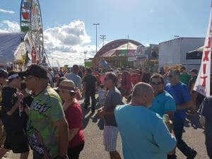 Carnival rides at Innisfil Ribfest