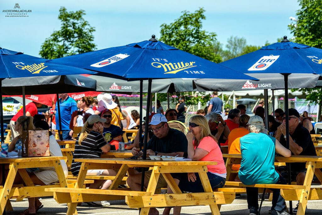 Ontario Picnic Table Rentals at Innisfil Ribfest